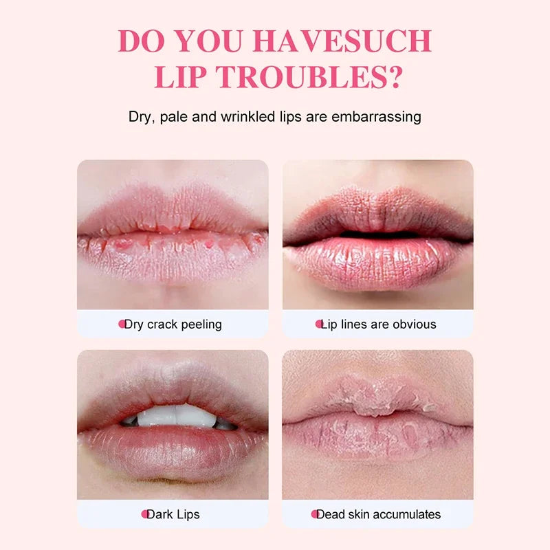 Dual Effect Lips Scrub Mask Fruit Flavor Lip Scrub Moisturizing Nourishing Exfoliating Dead Skin Makeup Reduce Lips Fine Lines