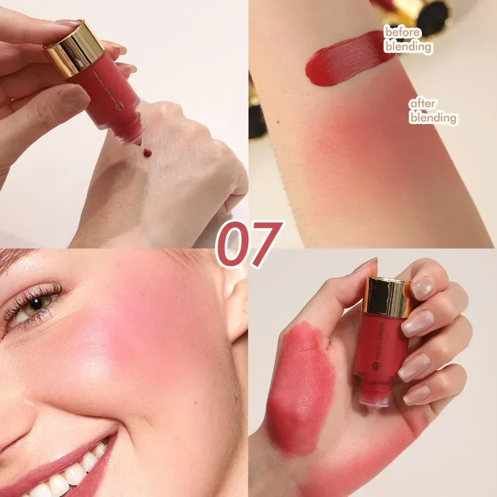 Young Vision™ Liquid Drop Blush – Lightweight Glow Serum | Hydrating & Long-Lasting Cheek Tint