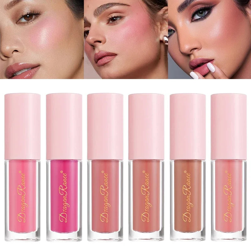 Mini Matte Liquid Blush (1/3pcs) – Long-Lasting Natural Cheek Tint | Dragon Ranee
