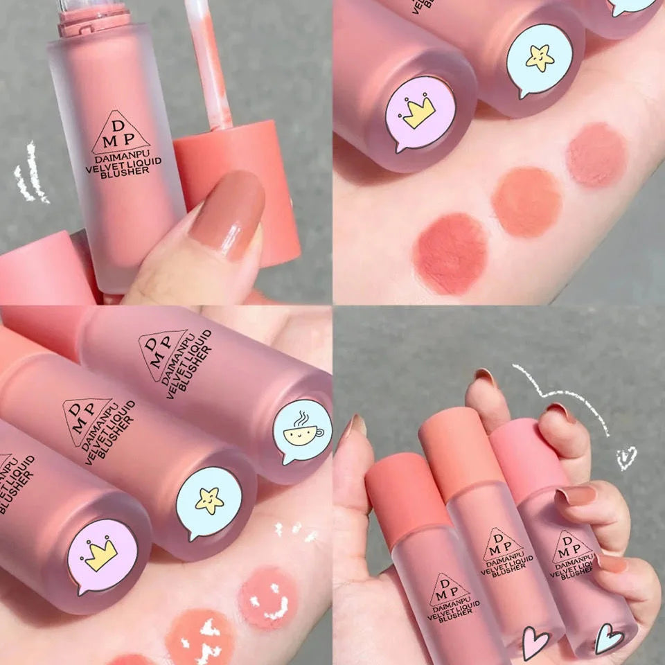 Velvet Rose Liquid Blush & Eyeshadow – Long-Lasting, Waterproof, Easy-to-Blend Color for a Flawless Glow
