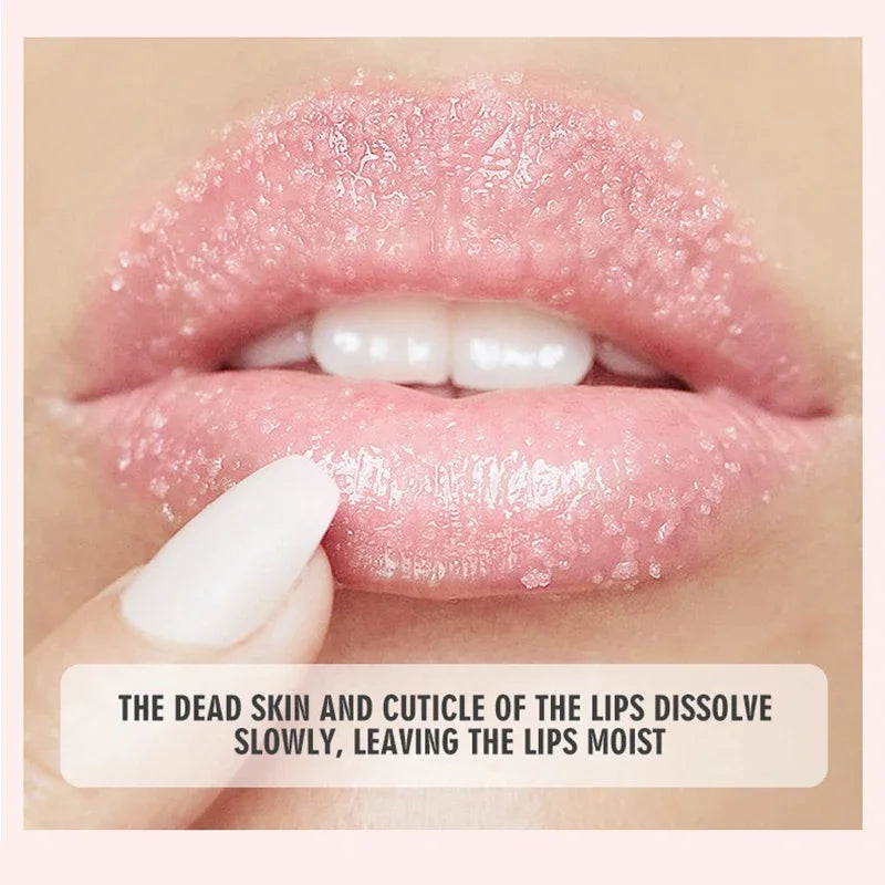 Dual Effect Lips Scrub Mask Fruit Flavor Lip Scrub Moisturizing Nourishing Exfoliating Dead Skin Makeup Reduce Lips Fine Lines