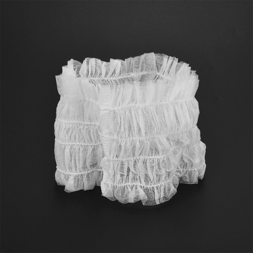 100pcs Disposable Spa Headbands – Soft Stretch Non-Woven Hair Bands for Facial, Skincare & Salon Use