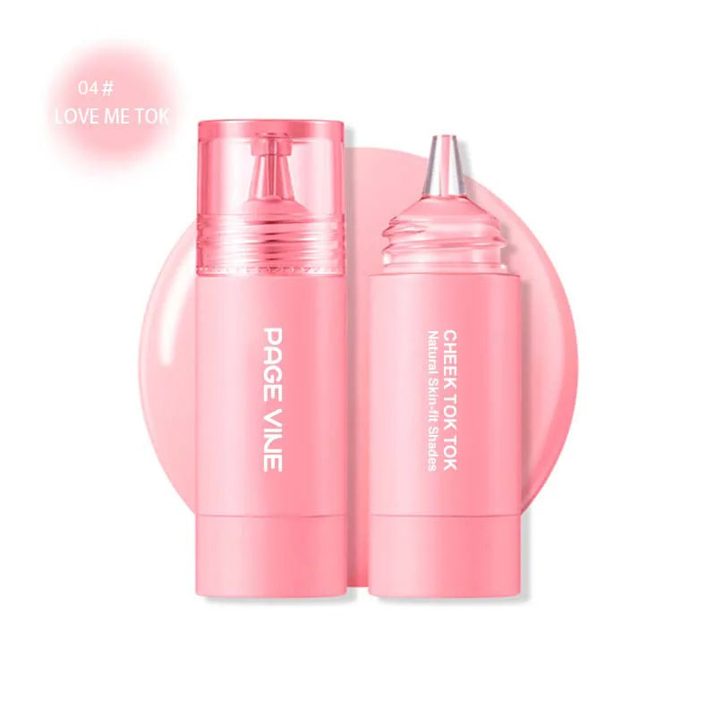 PAGE VINE Velvet Ink Liquid Blush – Multi-Purpose Long-Lasting Rouge for Lips, Eyes & Cheeks