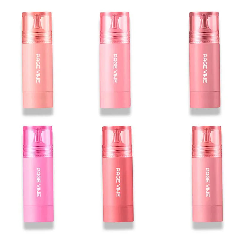 PAGE VINE Velvet Ink Liquid Blush – Multi-Purpose Long-Lasting Rouge for Lips, Eyes & Cheeks