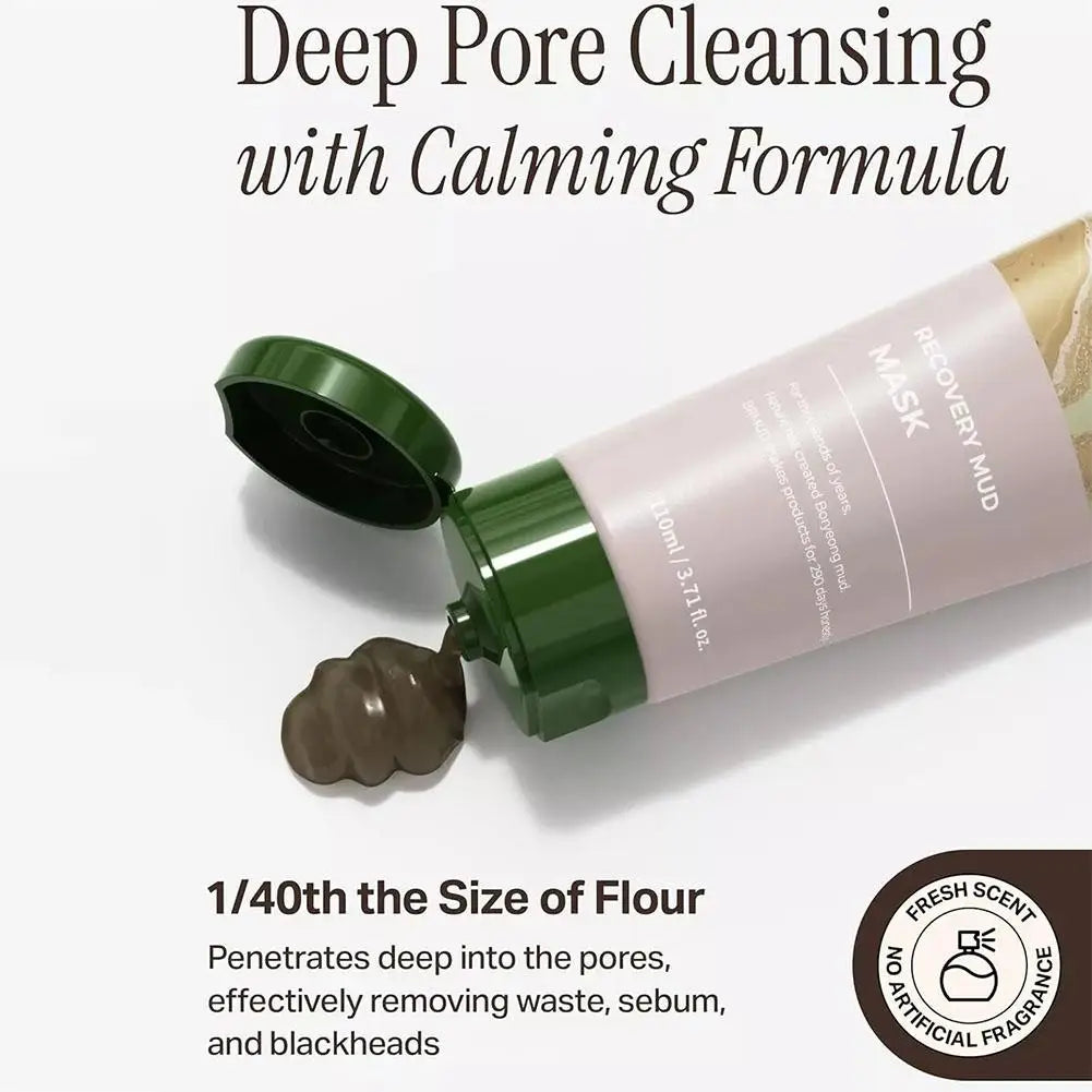 Detox & Glow Clay Mud Mask – Blackhead Removal, Oil Control & Skin Brightening
