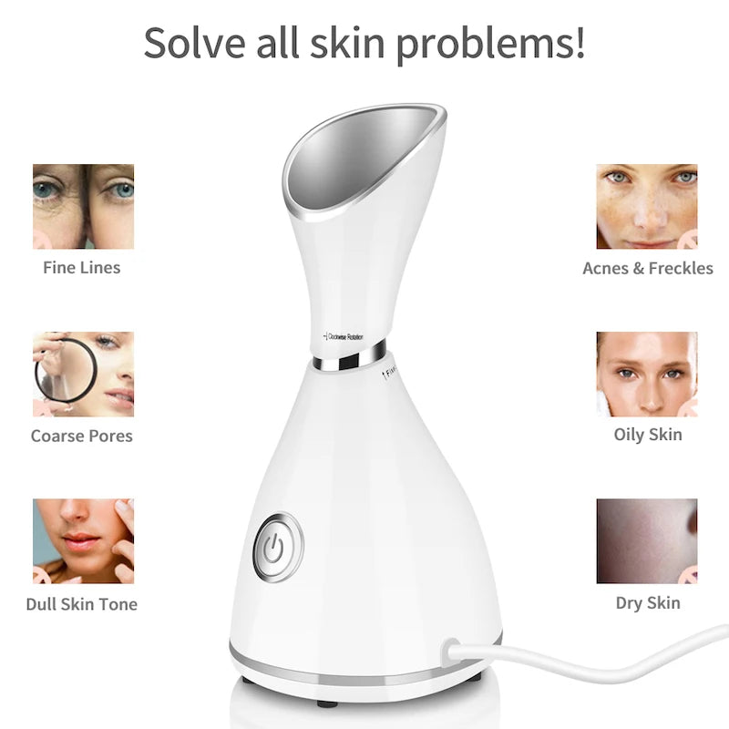 Professional Nano Facial Steamer – Portable Spa-Grade Face Steamer for Deep Cleansing & Hydration