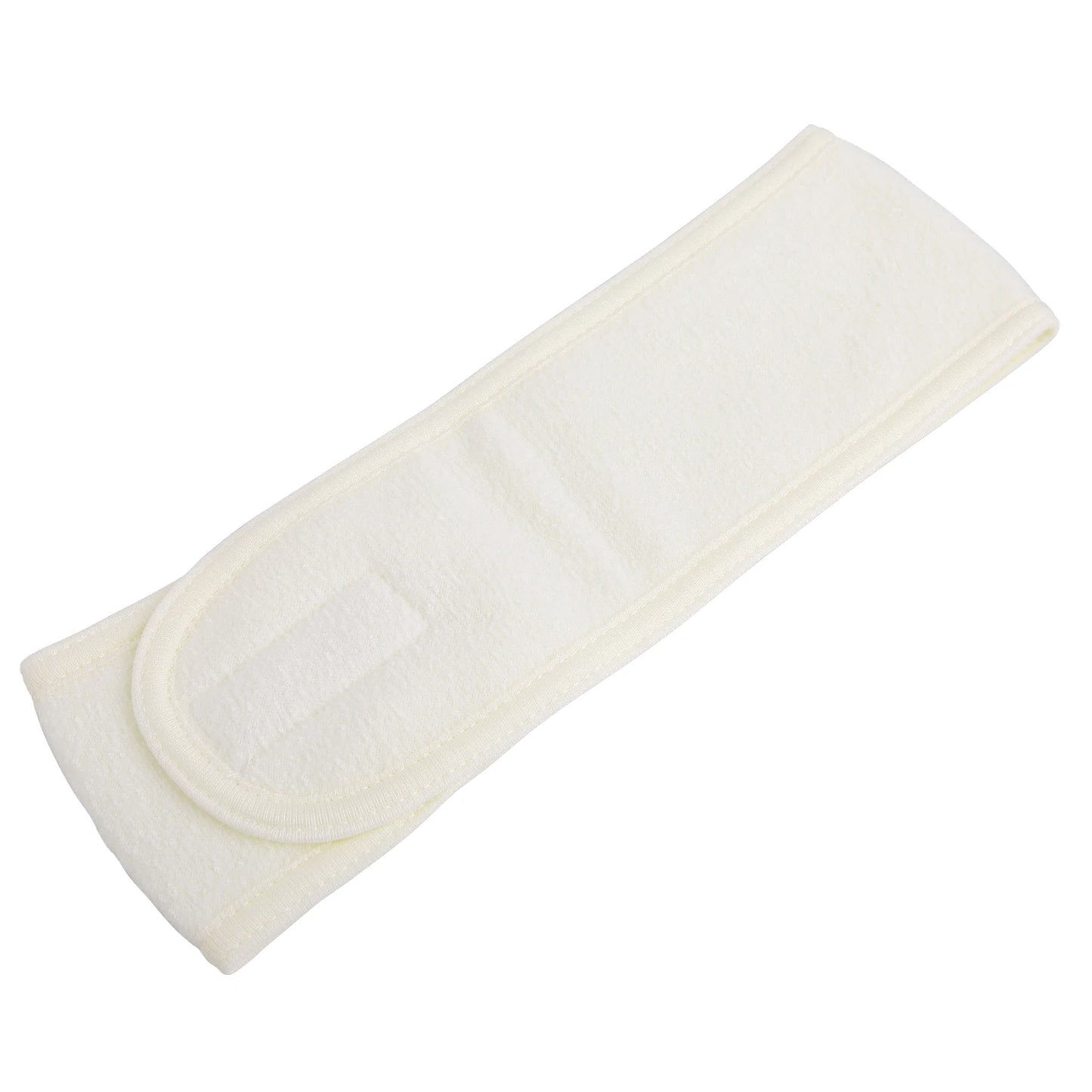 3PCS Adjustable Spa Headbands – Soft, Non-Slip Toweling Hair Wraps for Facial & Makeup