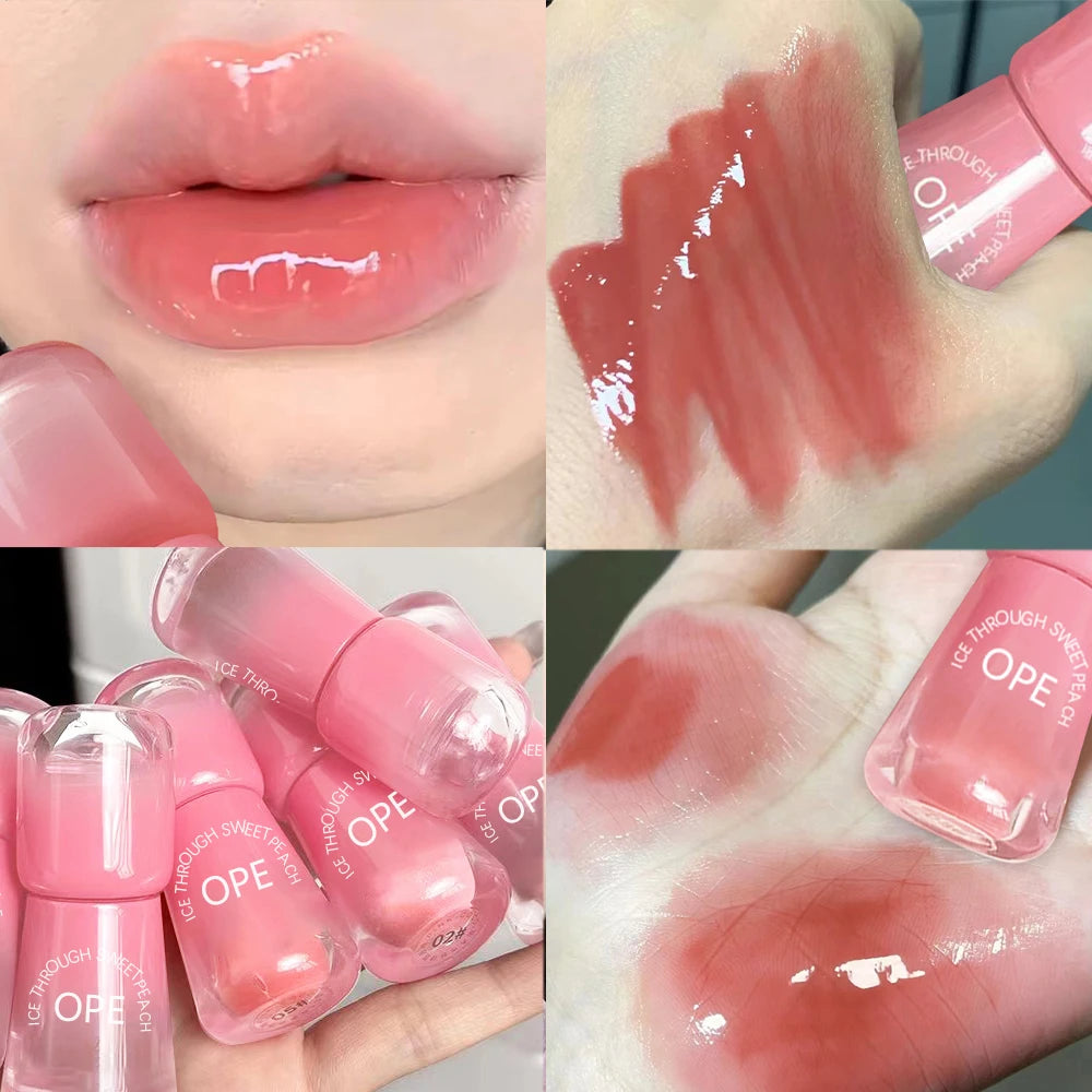 6-Color Mirror Lip Gloss – Plumping, Line-Smoothing, Long-Lasting Shine for Nourished, Glossy Lips