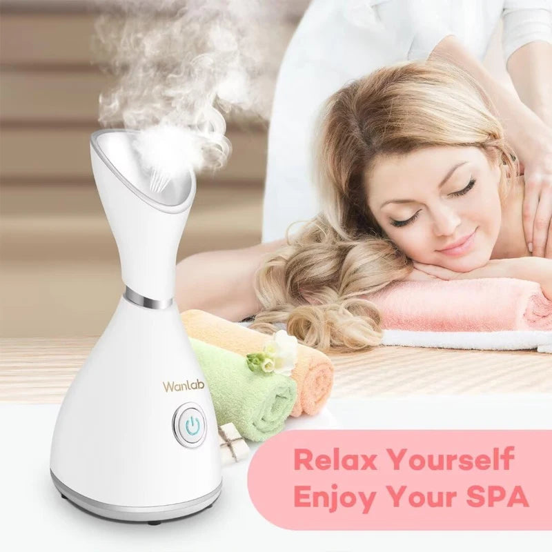 Professional Nano Facial Steamer – Portable Spa-Grade Face Steamer for Deep Cleansing & Hydration