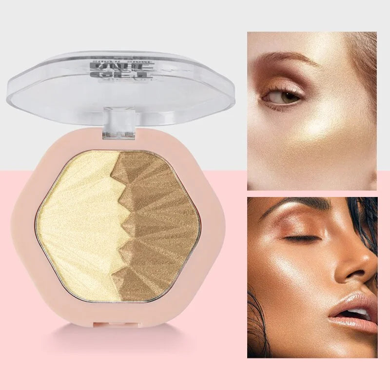 Complete Makeup Set – Eyeshadow, Eyeliner, Brow Pencil, Highlighter & Face Repair Palette (Long-Lasting)