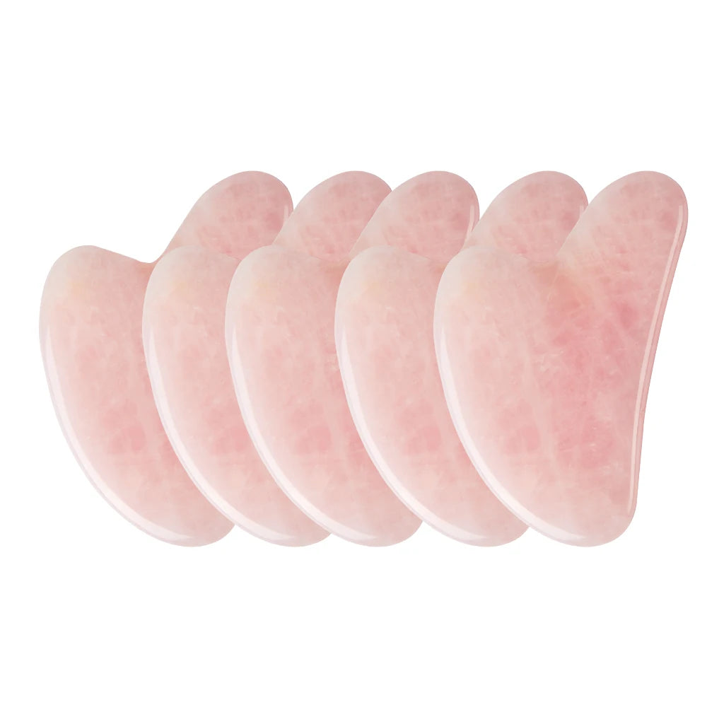 Gua Sha en Quartz Rose – Lifting Naturel du Visage