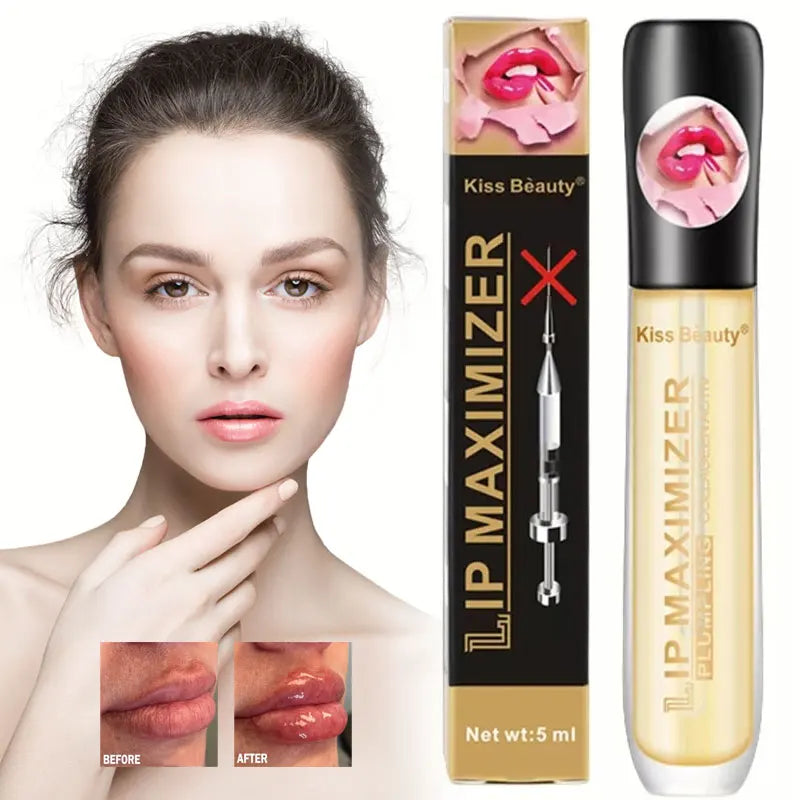 LANBENA Lip Maximizer – Plumping & Repairing Lip Gloss Serum with Hydrating Oil Formula