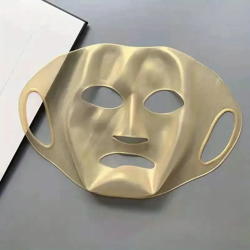 3D Reusable Silicone Face Mask Cover – Anti-Evaporation Sheet Mask Holder for Deep Hydration