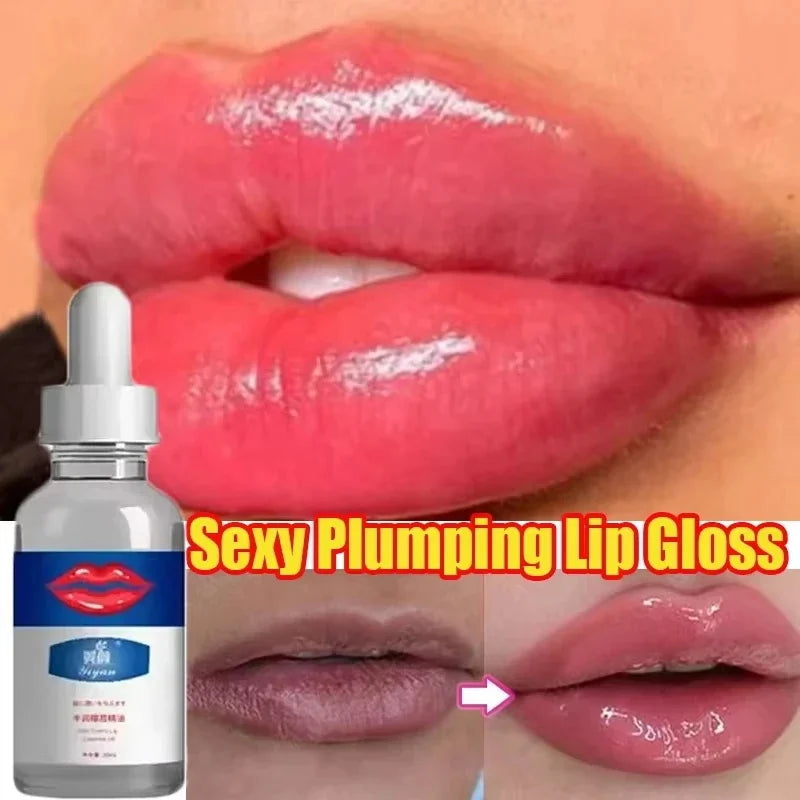 Extreme Volume Lip Plumper Gloss – Hydrating Serum for Fuller, Softer Lips | Reduces Fine Lines & Boosts Shine